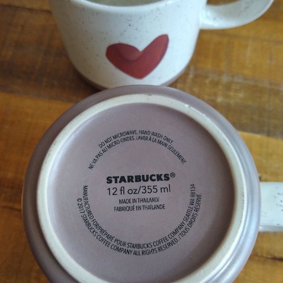 Starbucks Heart Mugs - Picture 5 of 5